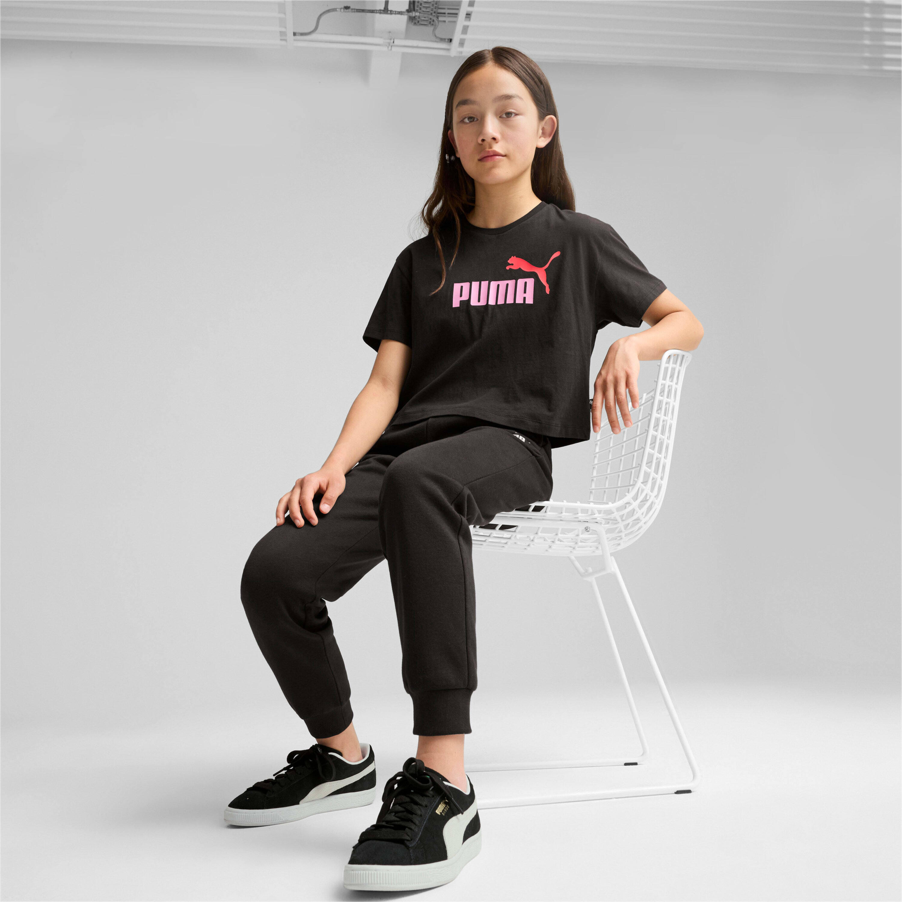 T-shirt Puma modelo 845346-61 para crianças unissex 5/5