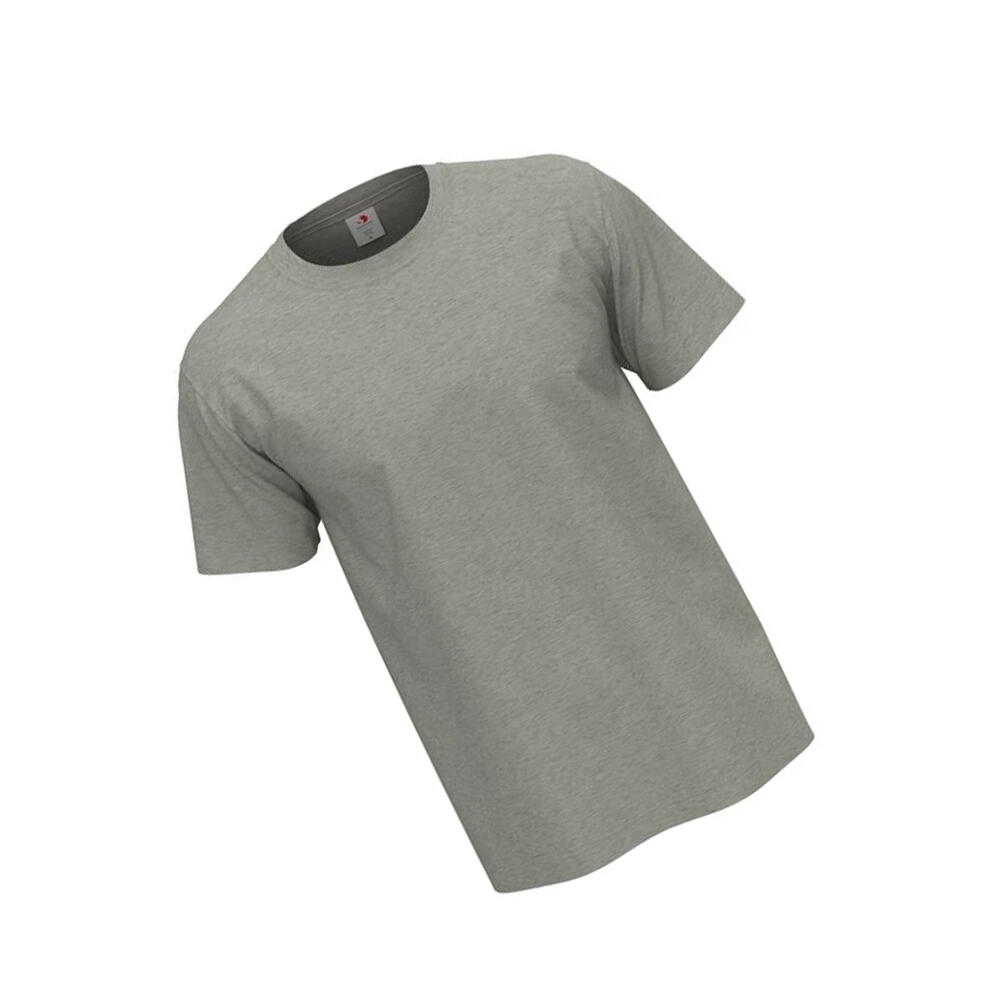 T-Shirt Comfort Heather para homem (Cinza Heather) 2/2