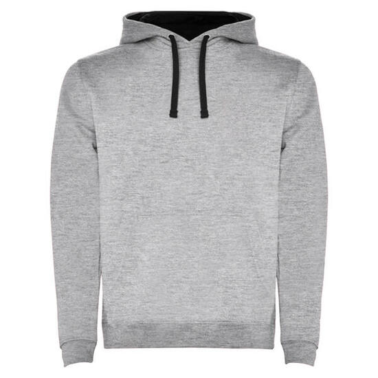 Sweat URBAN Homme (Gris Chiné / Noir)