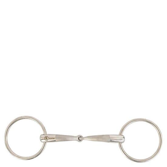 Mors 2 pierścienie proste BR Equitationisure dla konia BR Equitation Satin Sense
