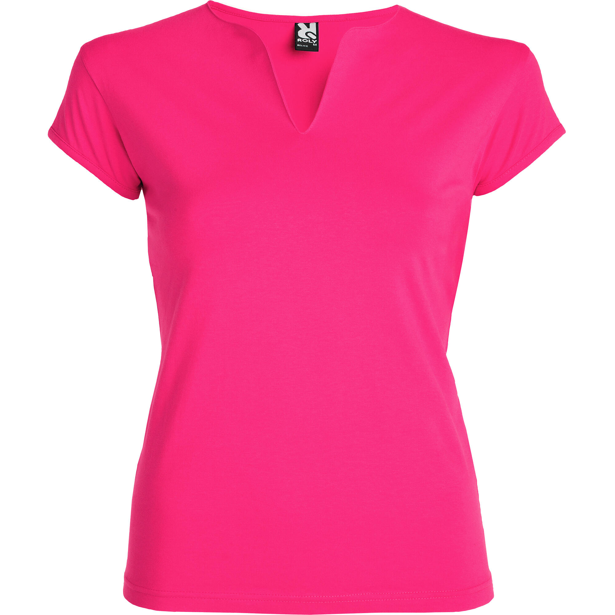 Roly - Tshirt Belice Femme (rouge Rose) - T-shirt Manches Courtes - Bordeaux|rose - 40 M - Decathlon