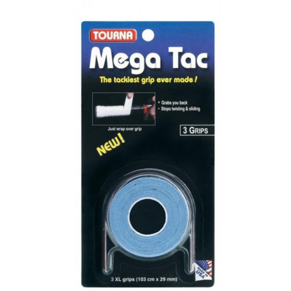 TOURNA Mega Tac Grip Tape (Pack of 3) (Blue)