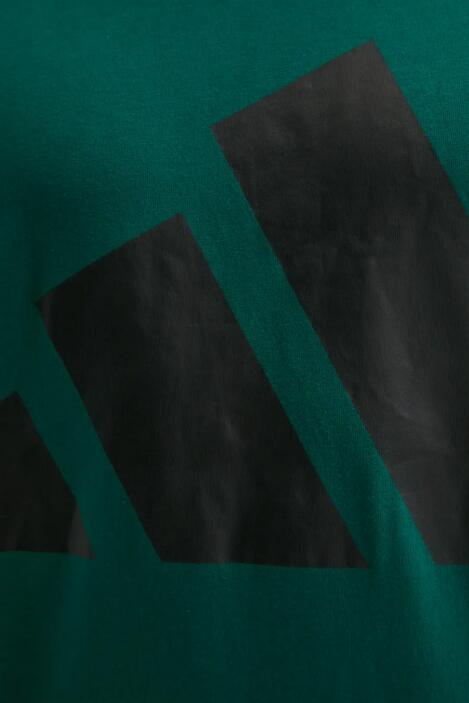T-shirt uomo adidas essentials big logo - verde 4/4