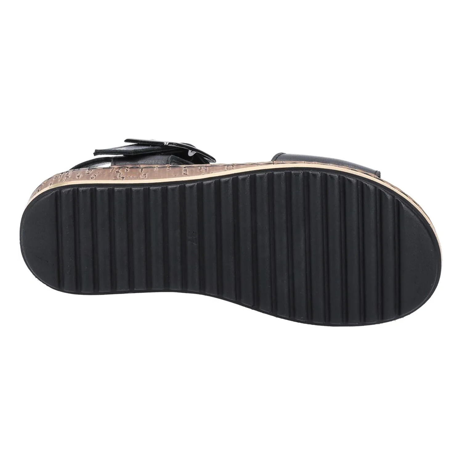 Sandalen "Ellie", Leder Damen Schwarz 4/4