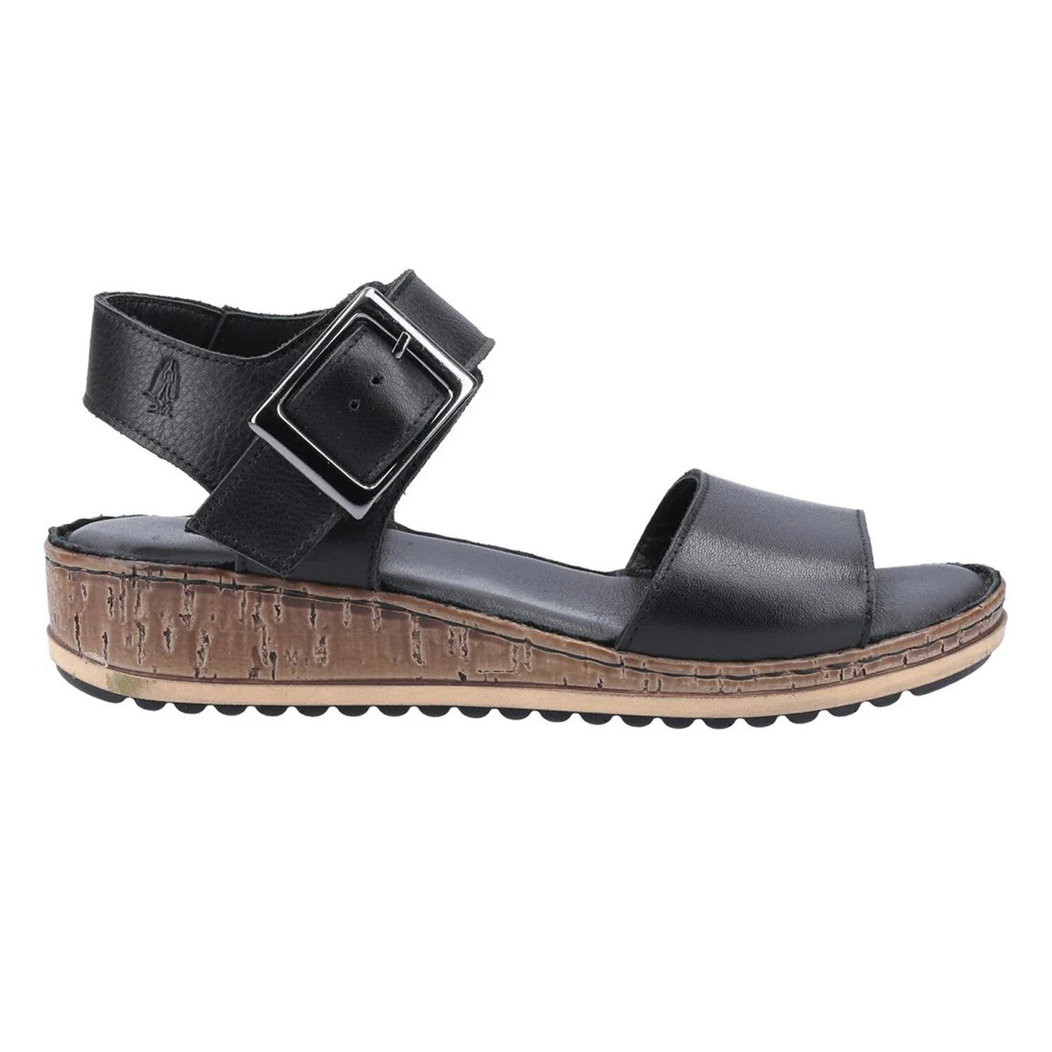 Sandalen "Ellie", Leder Damen Schwarz 3/4