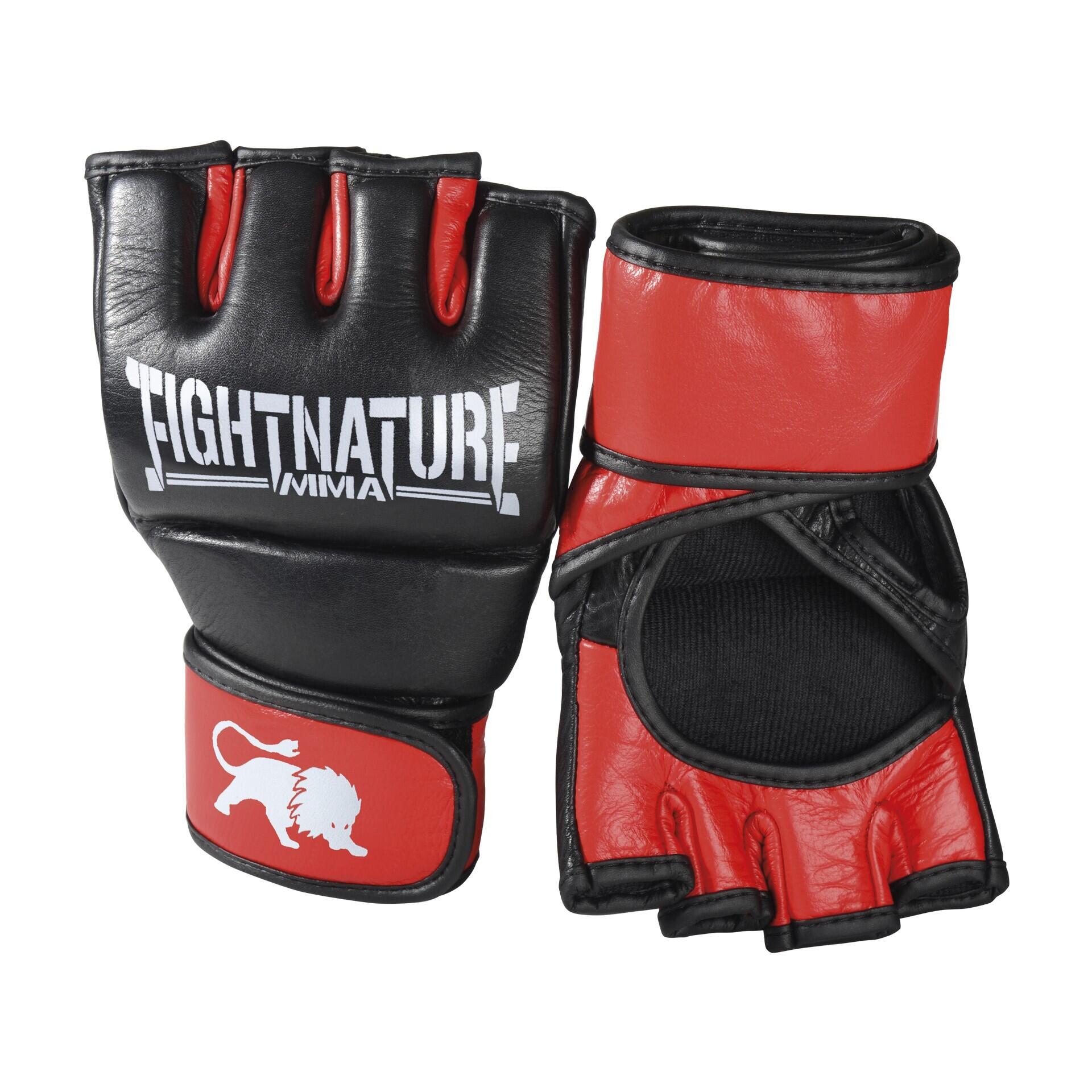 Danrho - Gants De Mma Danrho Fightnature - Mitaines De Combat - Noir|rouge - 52 2xl - Decathlon