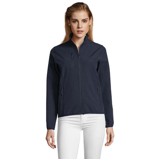 Dames Radian Soft Shell Jacket (Afgrond blauw)