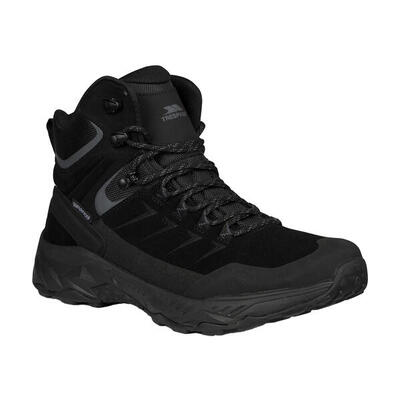 Heren dean suède waterdichte wandelschoenen (zwart)