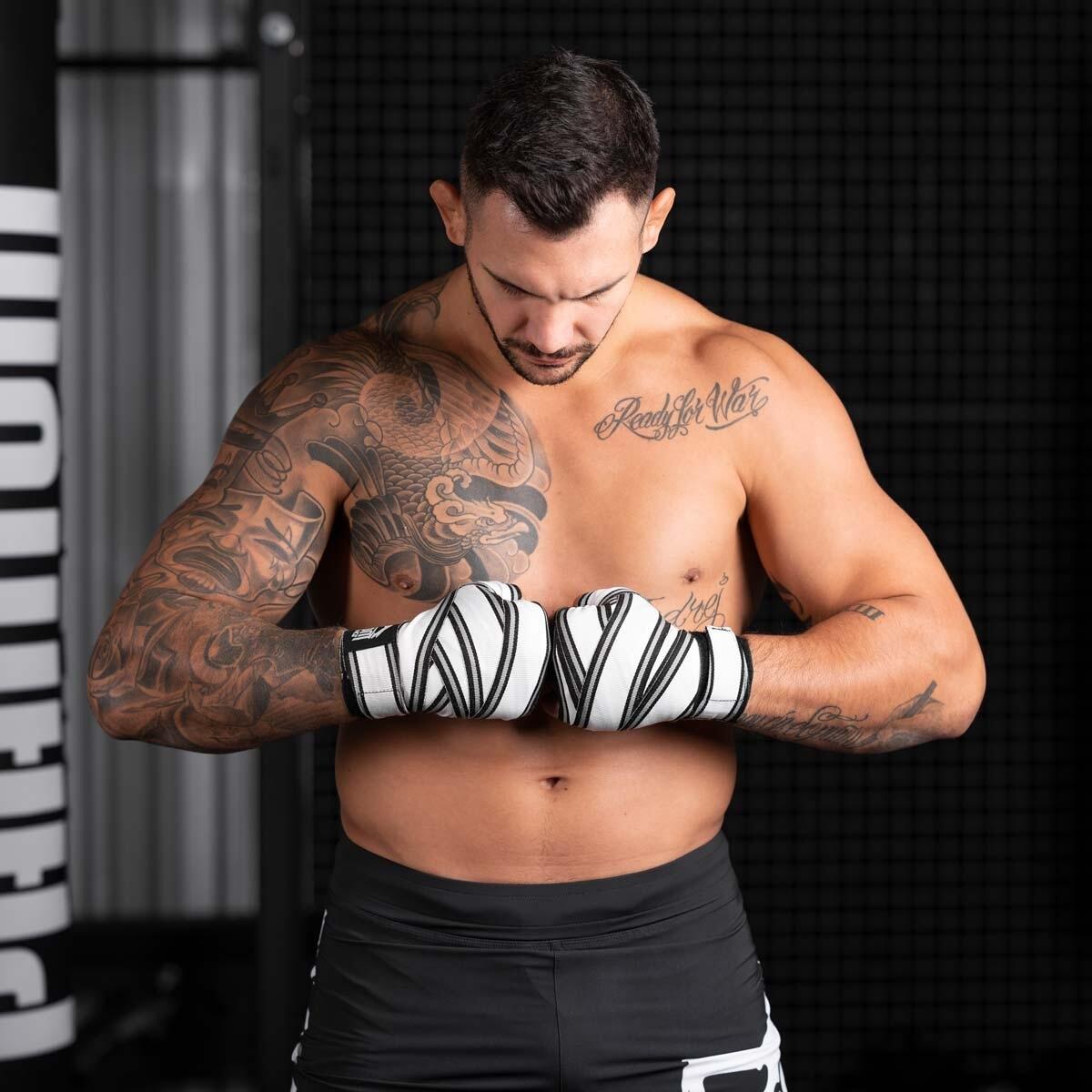 Bandes de boxe Phantom MT-Pro – Blanc – 250 cm 2/4