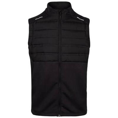 Heren alsek hybride gilet (zwart)