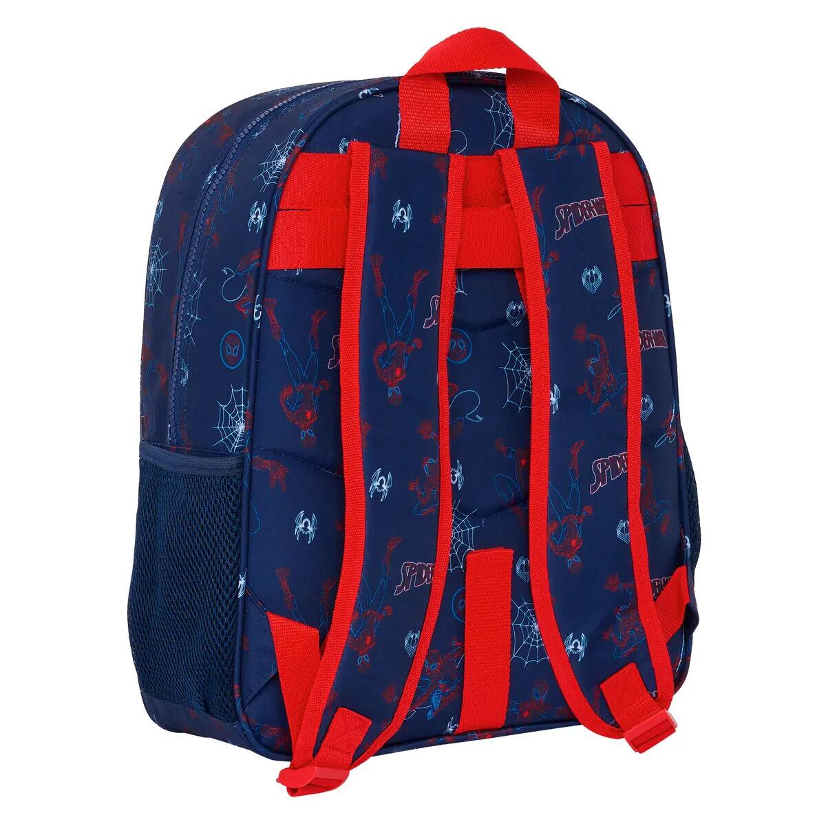 Mochila Escolar Spider-Man Neon Azul marino 3/3