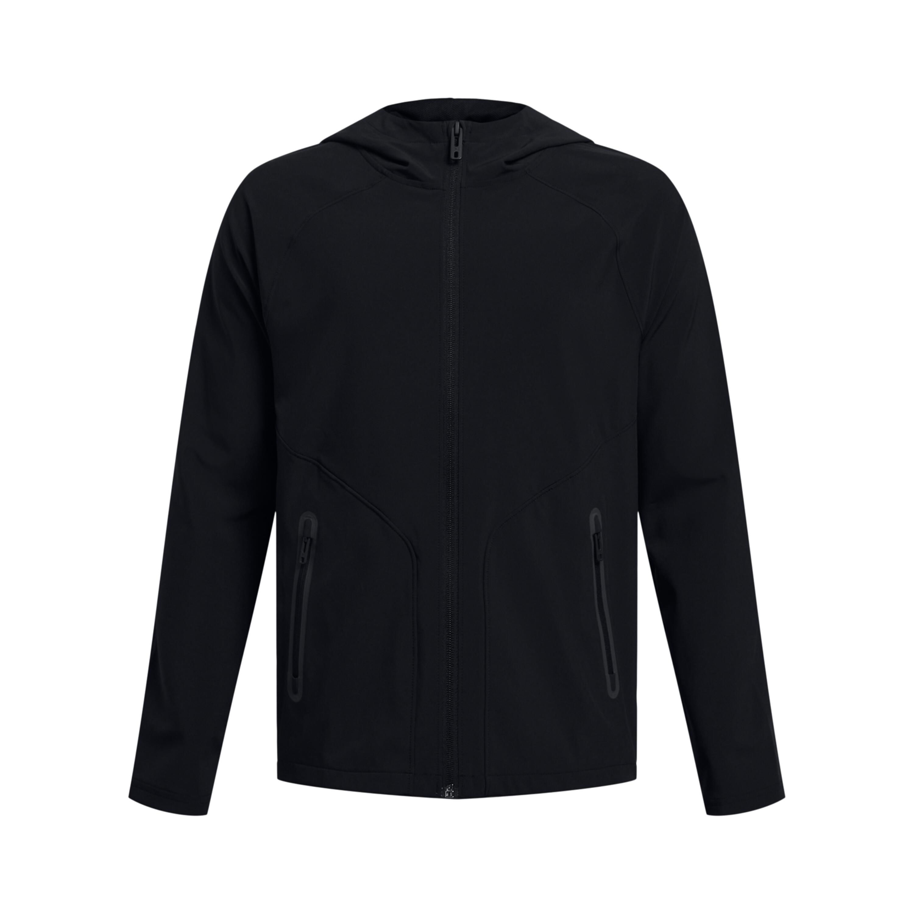 Under Armour - Veste Imperméable Zippé Enfant Under Armour Unstoppable - Coupe-pluie - Gris|noir -  5 À 6 Ans  - Decathlon