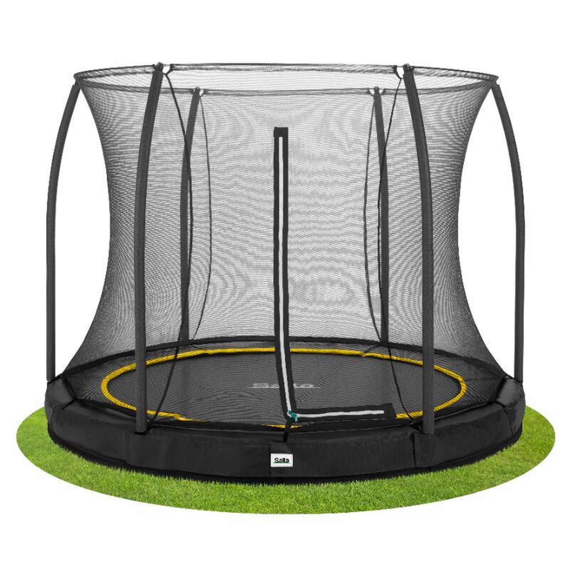 Trampoline - Sol Comfort Edition - 213 cm - Rond Noir