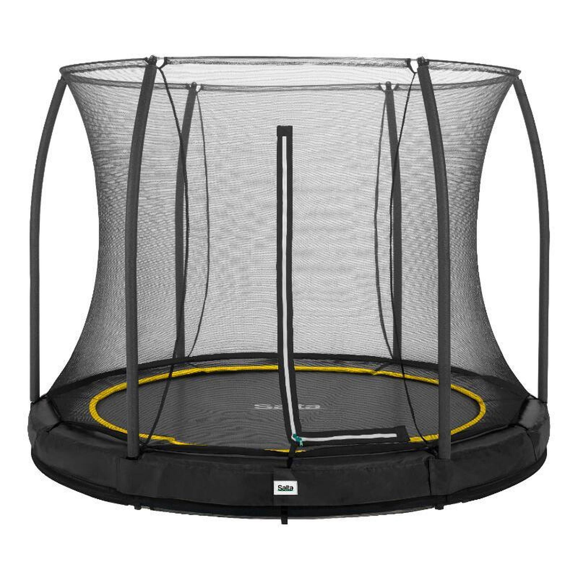 Trampoline - Sol Comfort Edition - 213 cm - Rond Noir