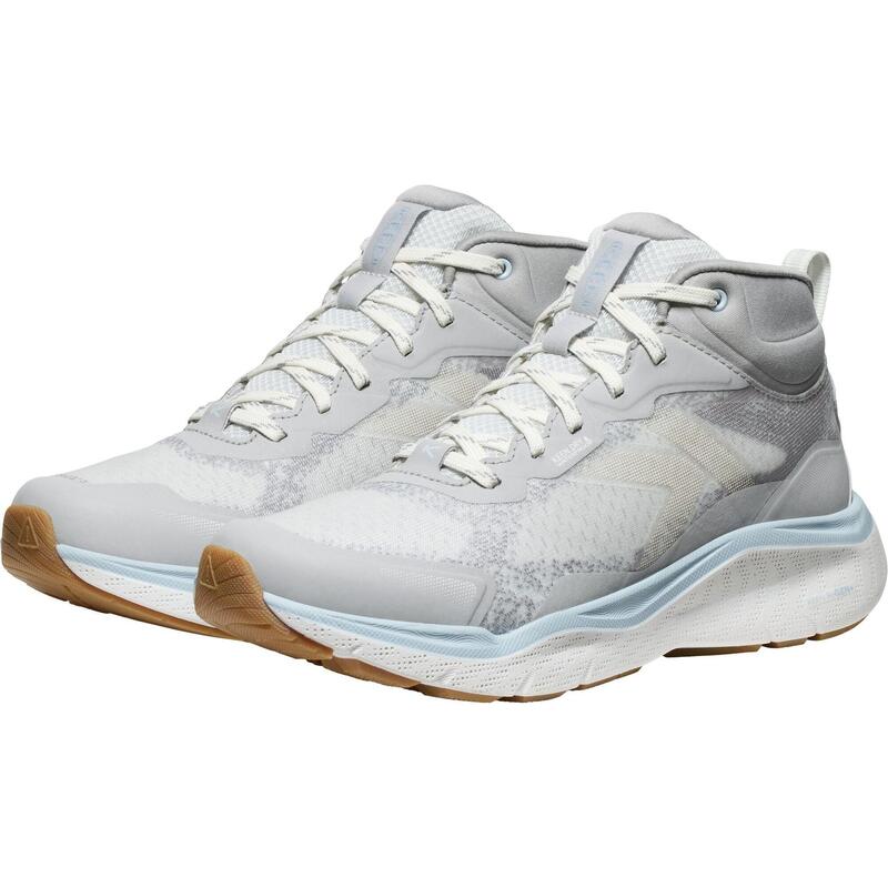 Femme LEIKI MID WP W Chaussures de randonnée Grisvapeur/Bleuciel