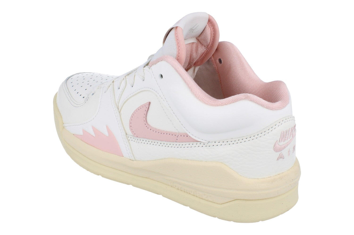 Scarpe Sportive PelleDonna Nike Jordan Stadium 90 Bianco Rosa 2/5