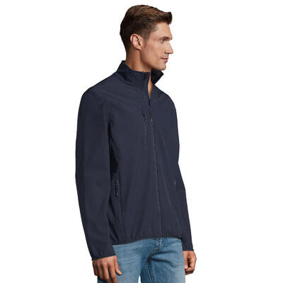 Heren radian soft shell jacket (houtskool grijs effen)