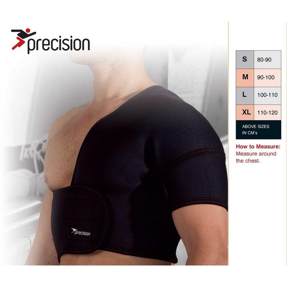 Left Neoprene Half Shoulder Brace (Black) 2/2