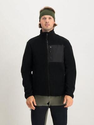 Fleece vest voor heren four seasons zwart