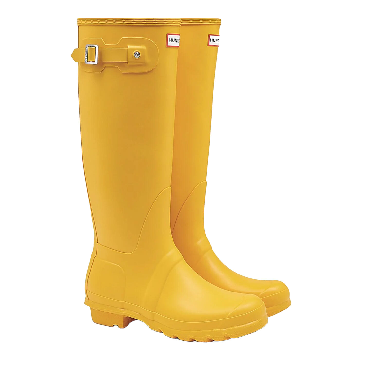 HUNTER Womens/Ladies Original Tall Wellington Boots (Yellow)