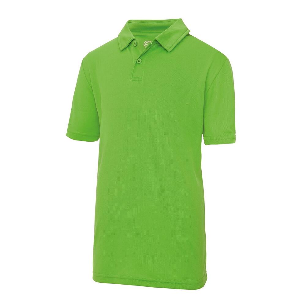 Pólo criança/crianças verde lima
