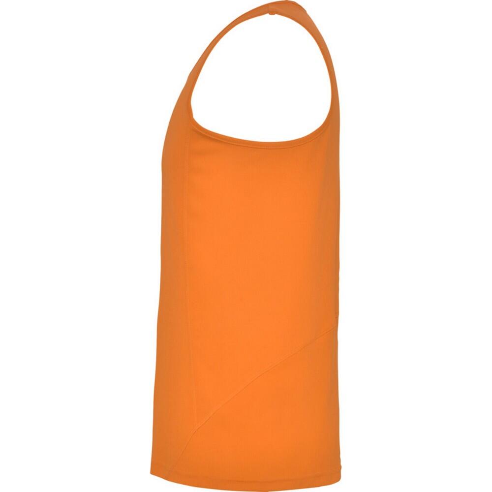 Camiseta Sin Mangas Andre Deportivo para Niños/Niñas Naranja Fluorescente 4/4