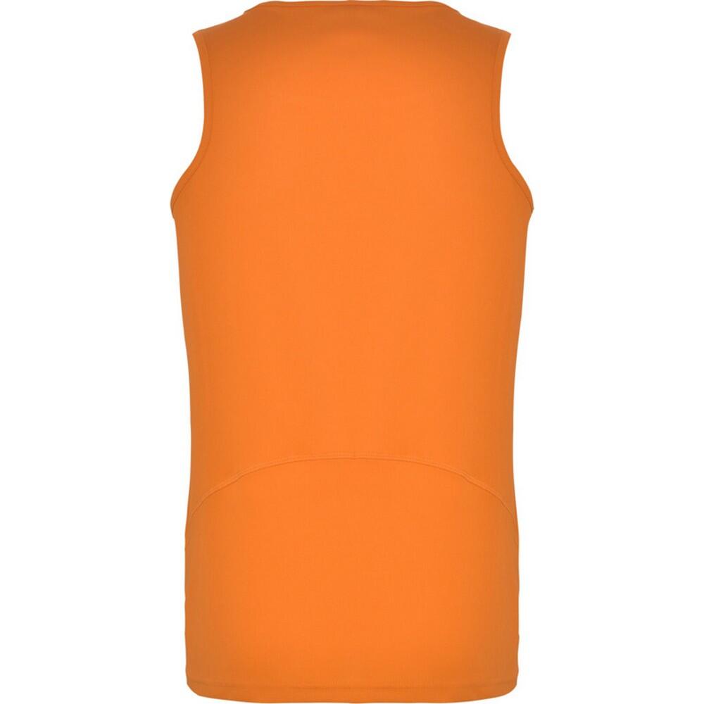 Camiseta Sin Mangas Andre Deportivo para Niños/Niñas Naranja Fluorescente 2/4