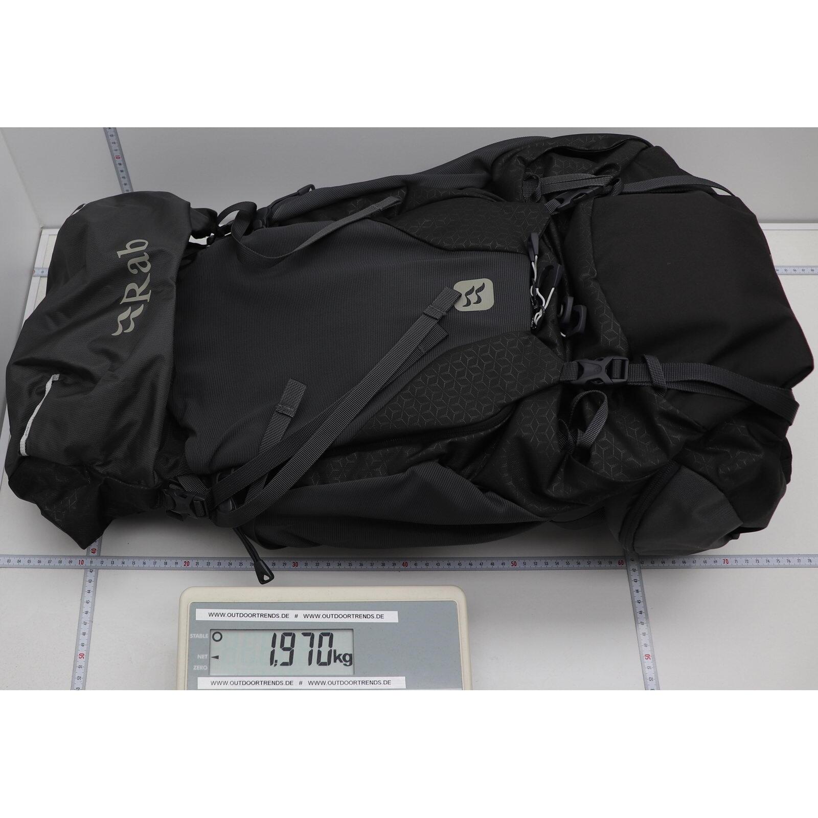 Sac à dos Exion 65 Rab - 65 L, système V-TRAX ajustable 2/7