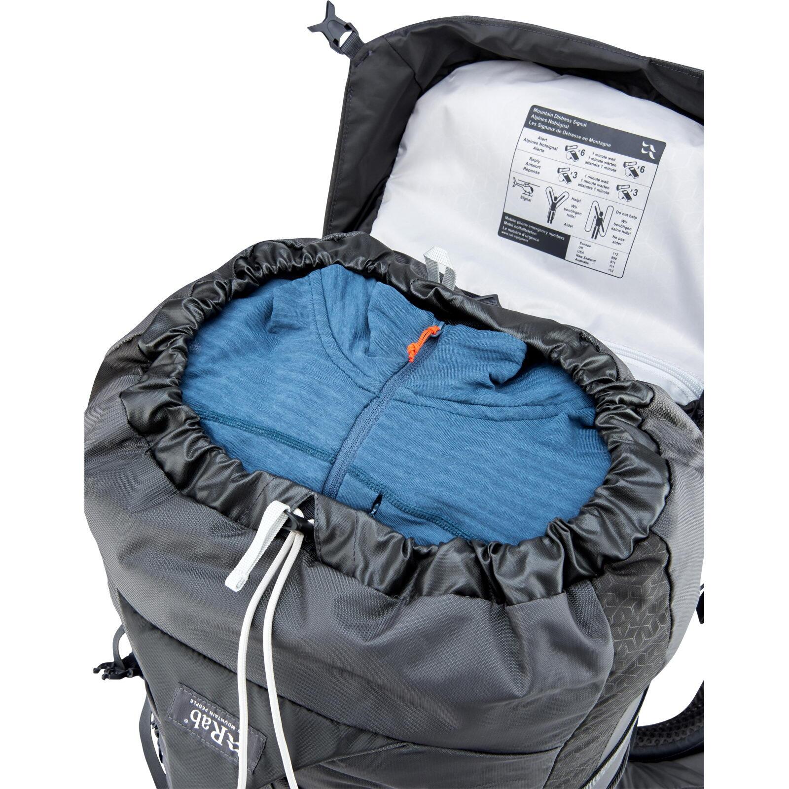 Sac à dos Exion 65 Rab - 65 L, système V-TRAX ajustable 5/7