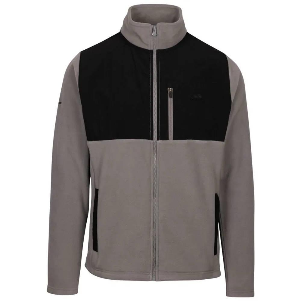 TRESPASS Mens Falkenham Fleece Jacket (Storm Grey)