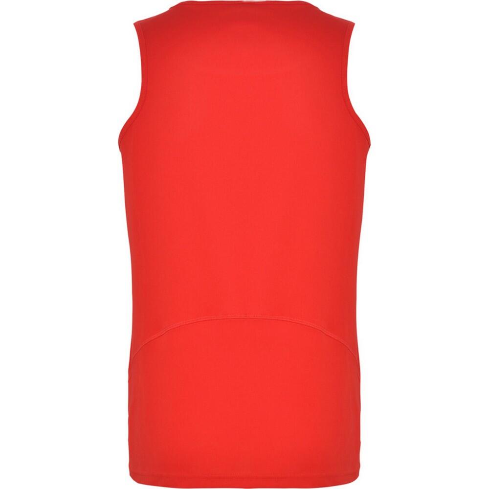 Camiseta Sin Mangas Andre Deportivo para Niños/Niñas Rojo 2/4