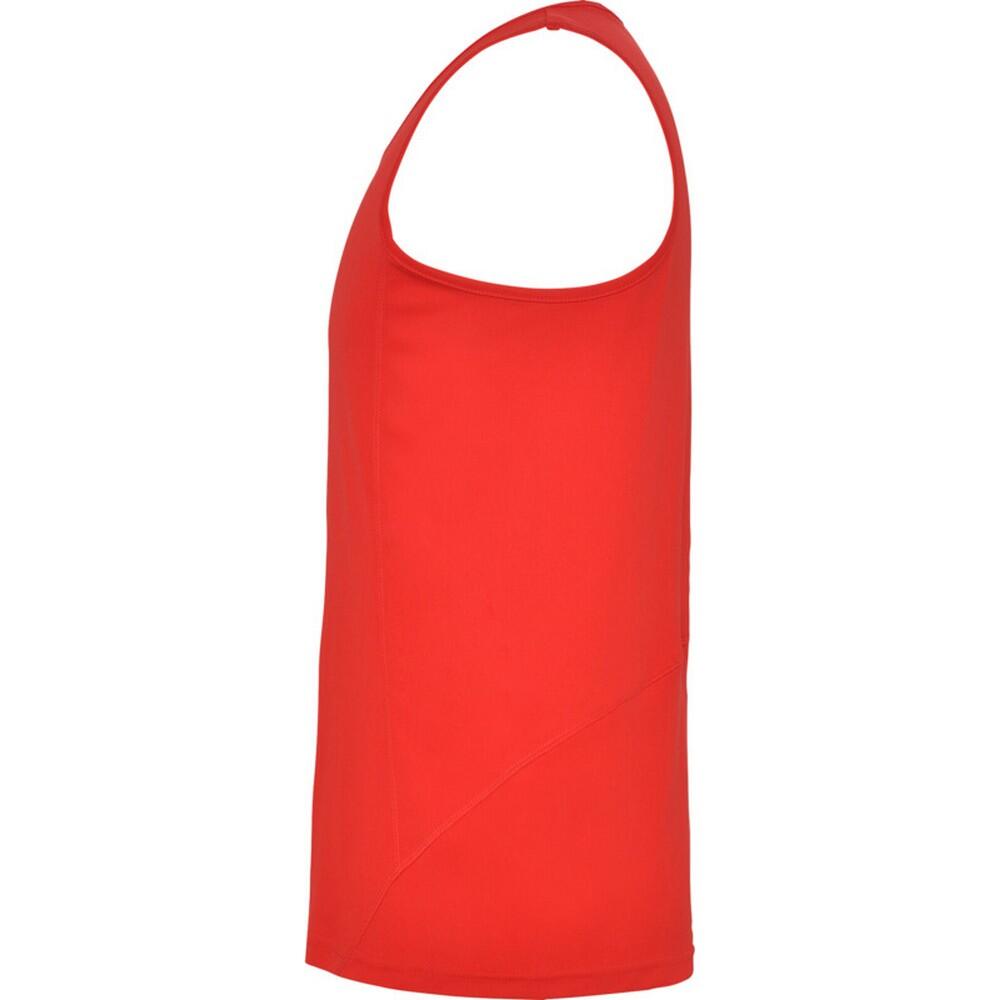 Camiseta Sin Mangas Andre Deportivo para Niños/Niñas Rojo 4/4