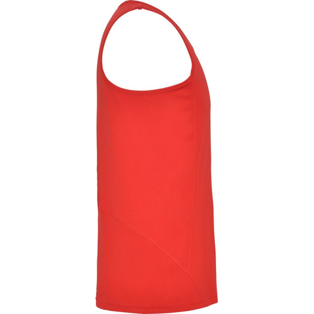 Camiseta Sin Mangas Andre Deportivo para Niños/Niñas Rojo 3/4