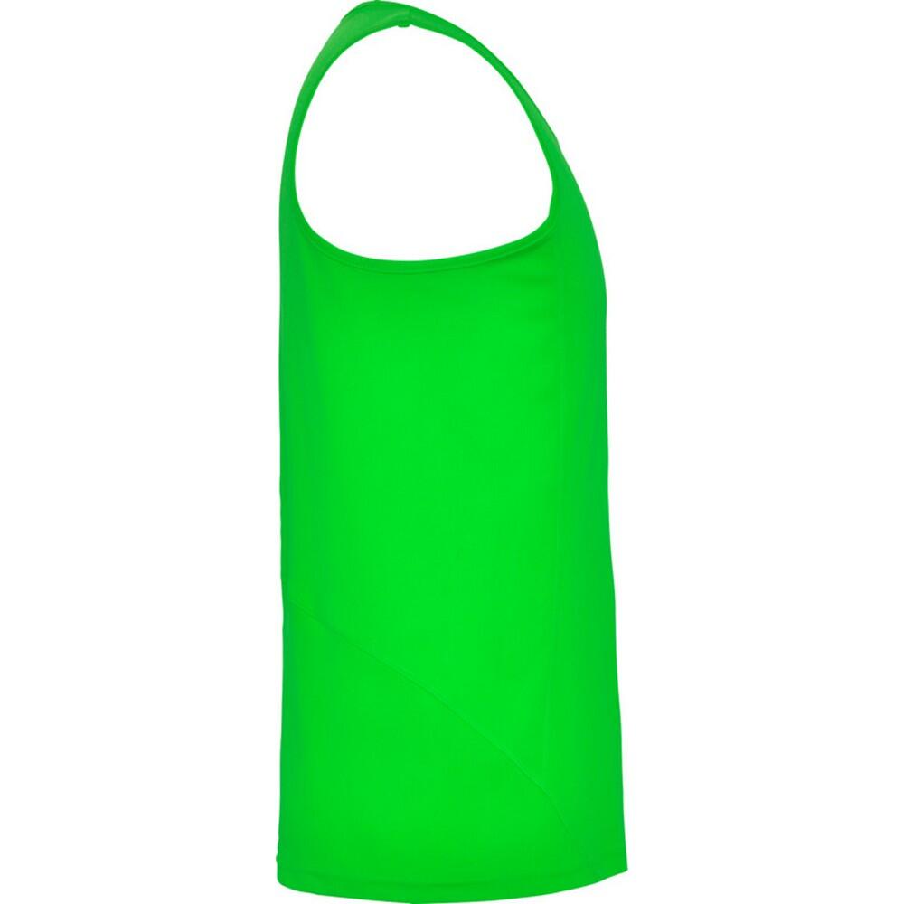 Canottiera Sportiva Bambini Roly Andre Lime 3/4