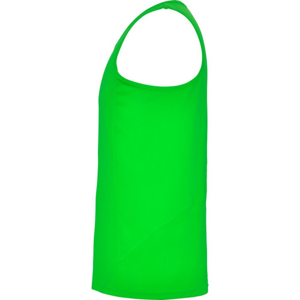 Canottiera Sportiva Bambini Roly Andre Lime 4/4