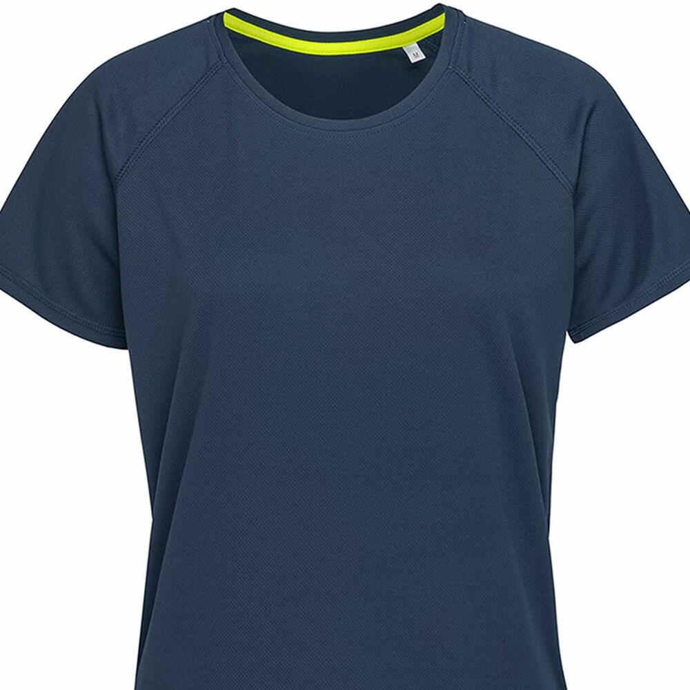 Maglietta Active Raglan Donna Stedman Blu Marine 2/2