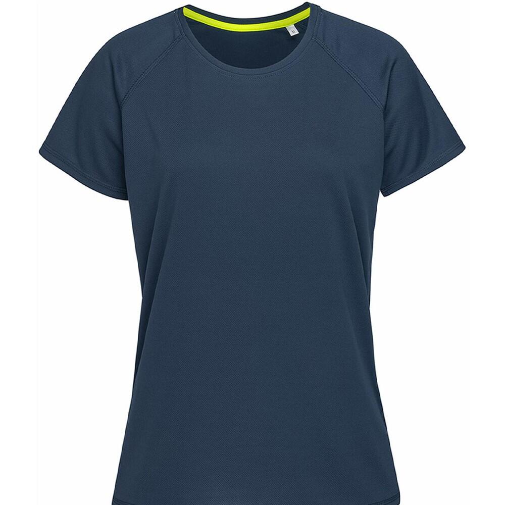 Maglietta Active Raglan Donna Stedman Blu Marine 1/2