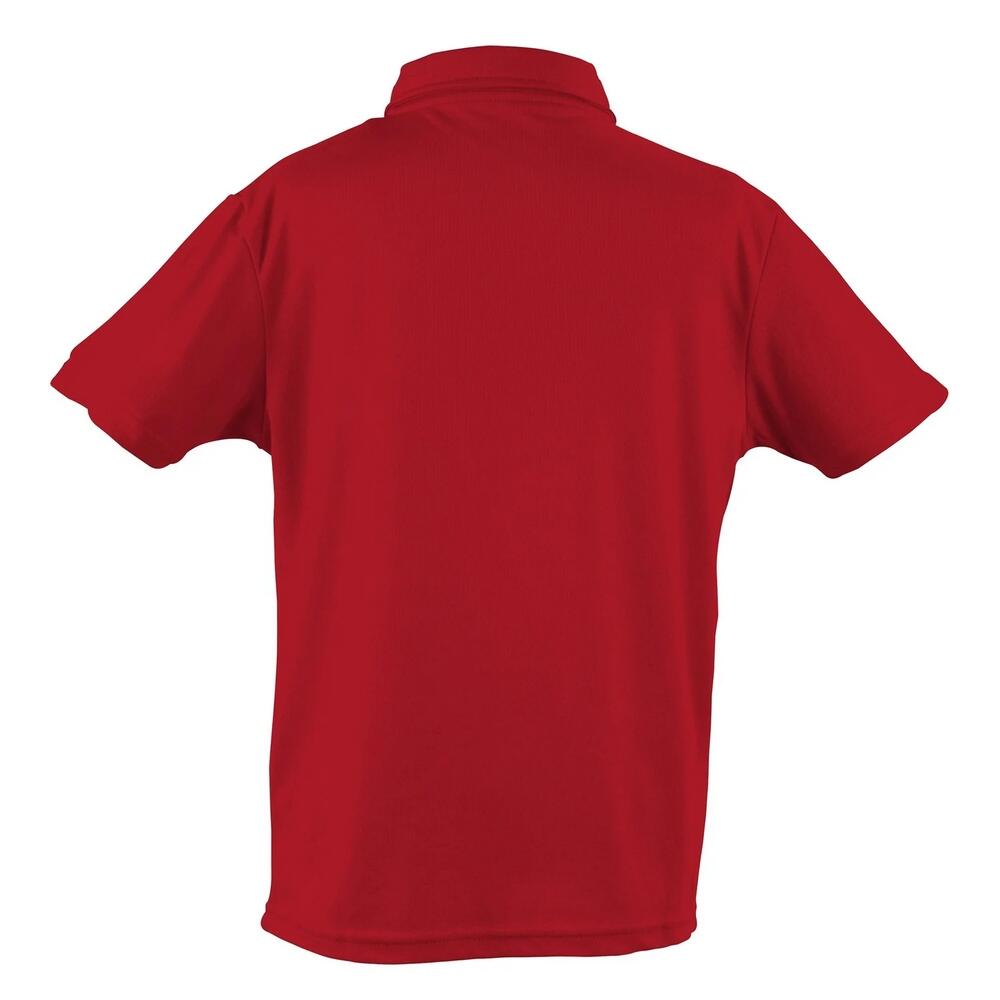 Polo para Niños/Niñas Rojo Fuego 2/2