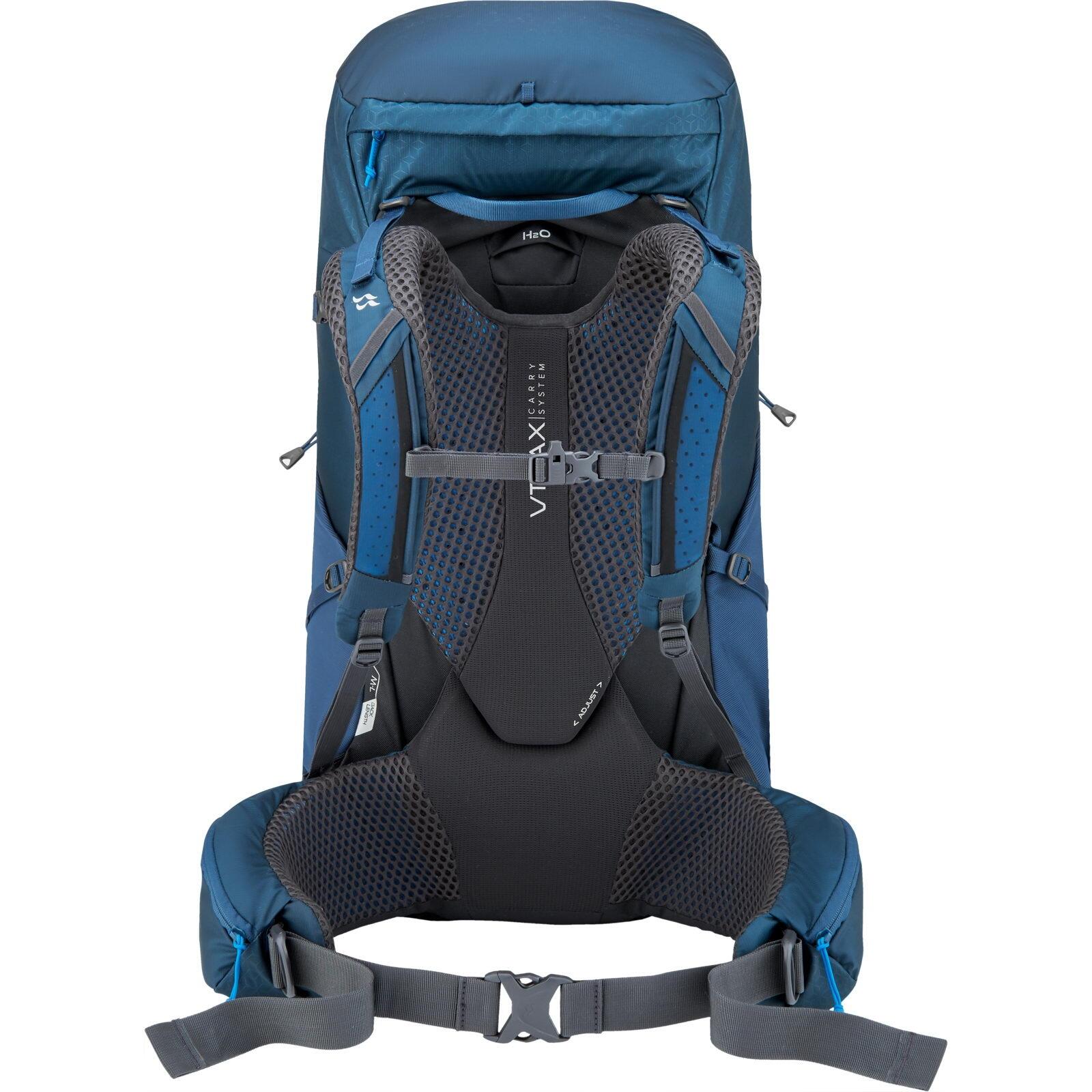 Sac à dos - Randonnée - Unisexe - 48 L, V-TRAX et armature aluminium - Bleu 2/7