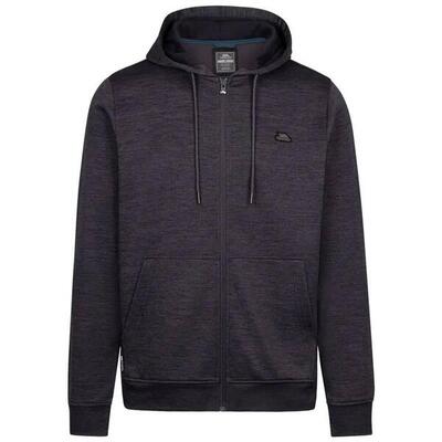 Heren fewston full zip hoodie (moeras-marl)