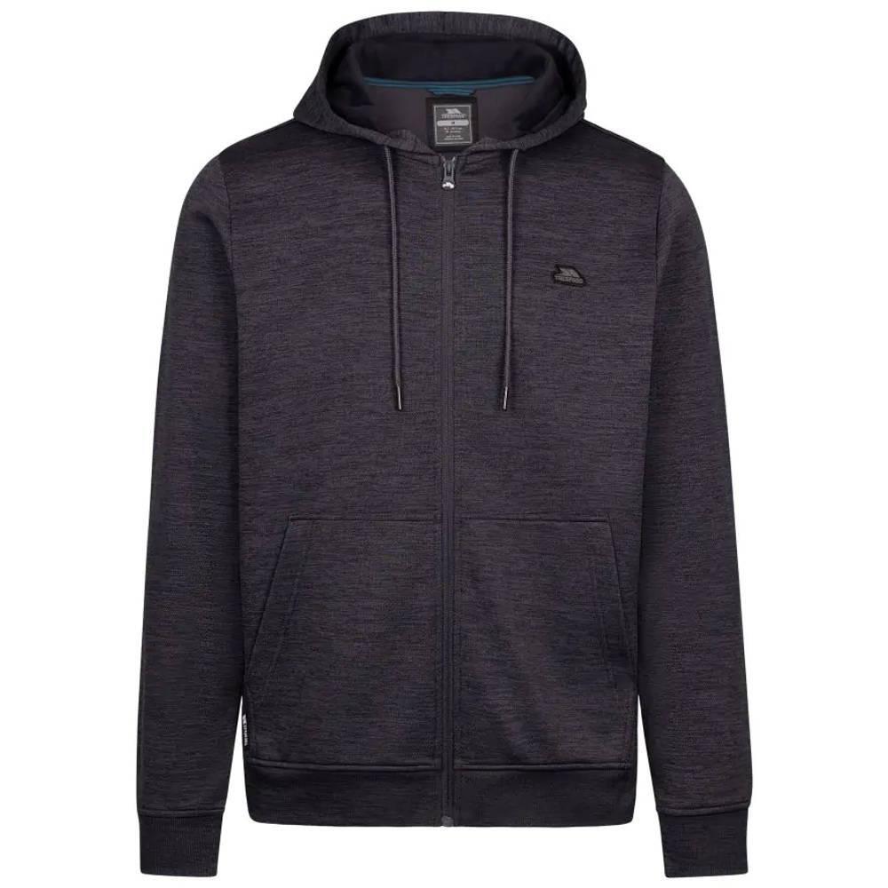 Trespass - Veste À Capuche Fewston Homme (gris Foncé Chiné) - Sweat-shirt - Gris|marron - 48 Xl - Decathlon