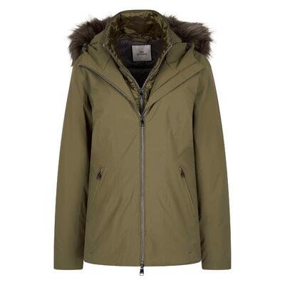 Wasserdichte Reitjacke mit Kapuze. Damen HV Polo Isa