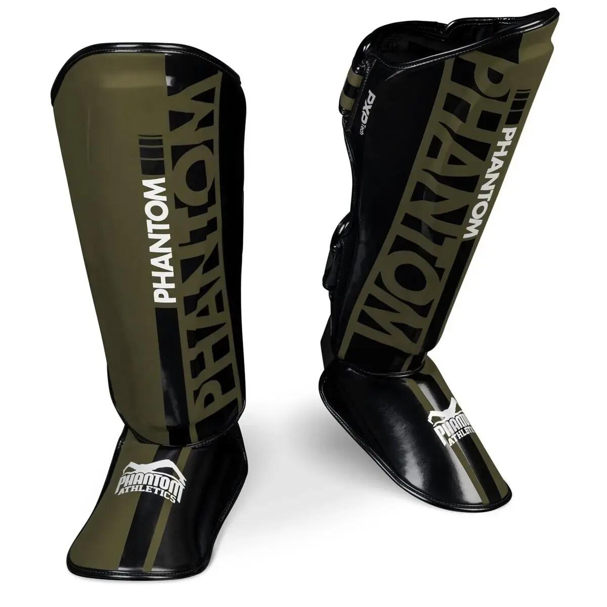 Protège-tibias Phantom APEX Striking – Olive – S/M 1/1