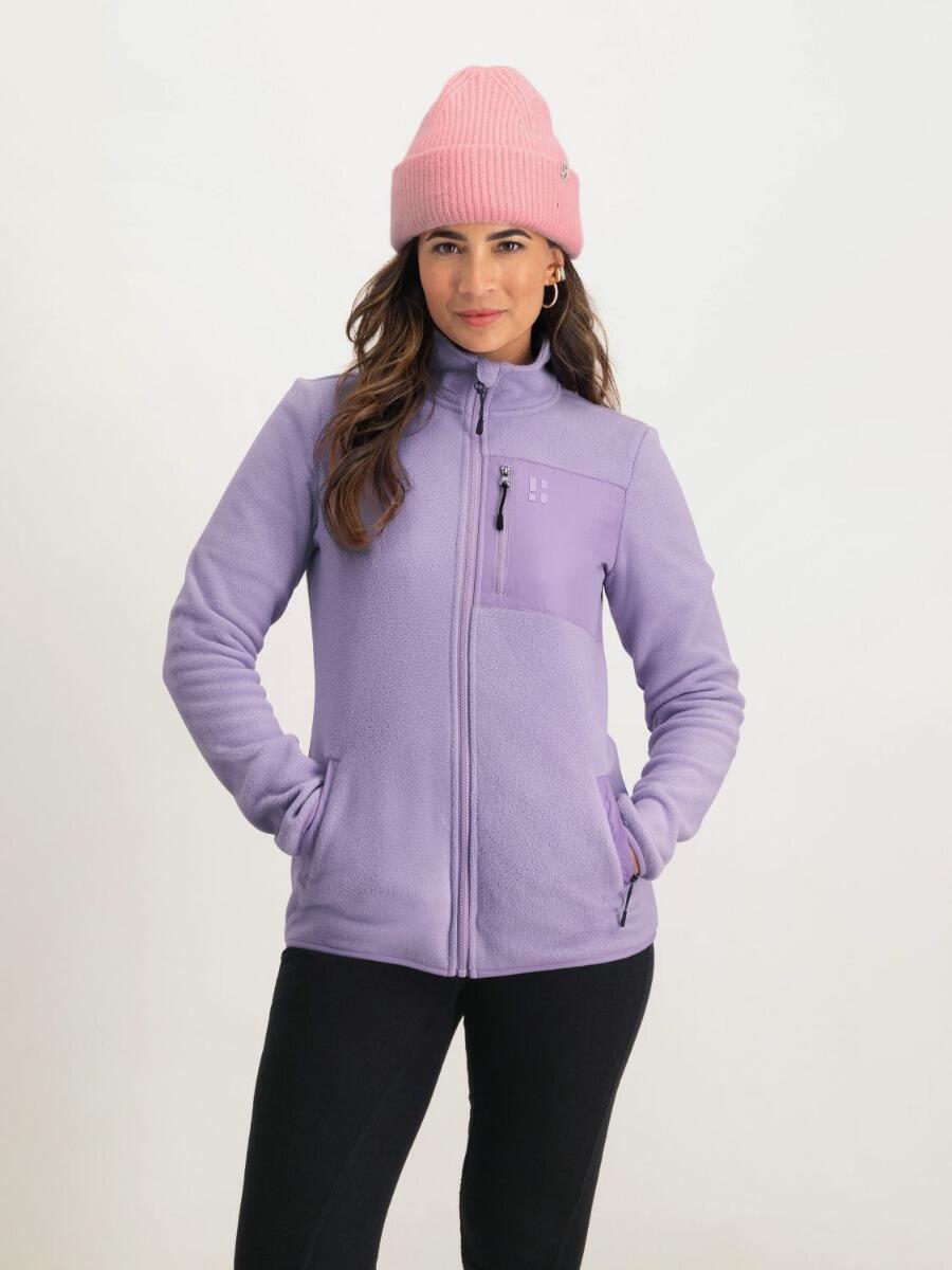 POEDERBAAS Fleece Vest voor Dames Four Seasons Lila