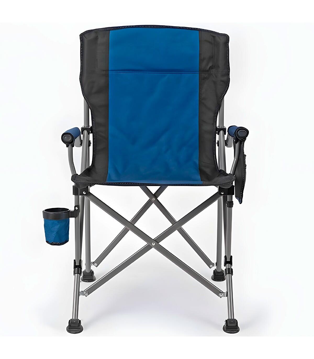 Chaise Pliante Camping Regatta Retexo – Armature Acier, 120 Kg Max, Textilène, Légère, Avec Sac Rangement, Bleu Oxford, Idéale Festivals