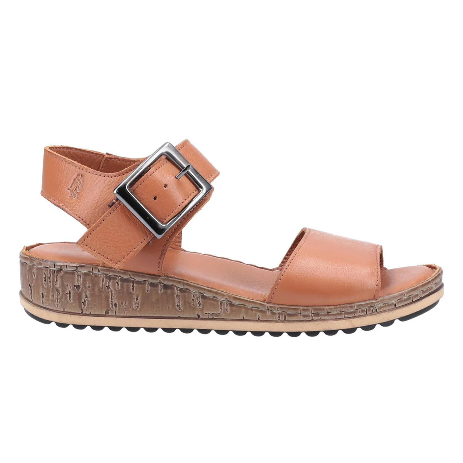 Sandalen "Ellie", Leder Damen Hellbraun 3/4