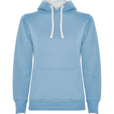 Dames urban hooded polycotton sweatshirt (venture groen)