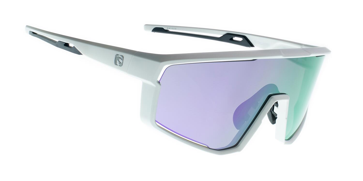 MUNDAKA Sport-Sonnenbrille AKILA Weiß, CX Violett - Kat.3 - MUNDAKA