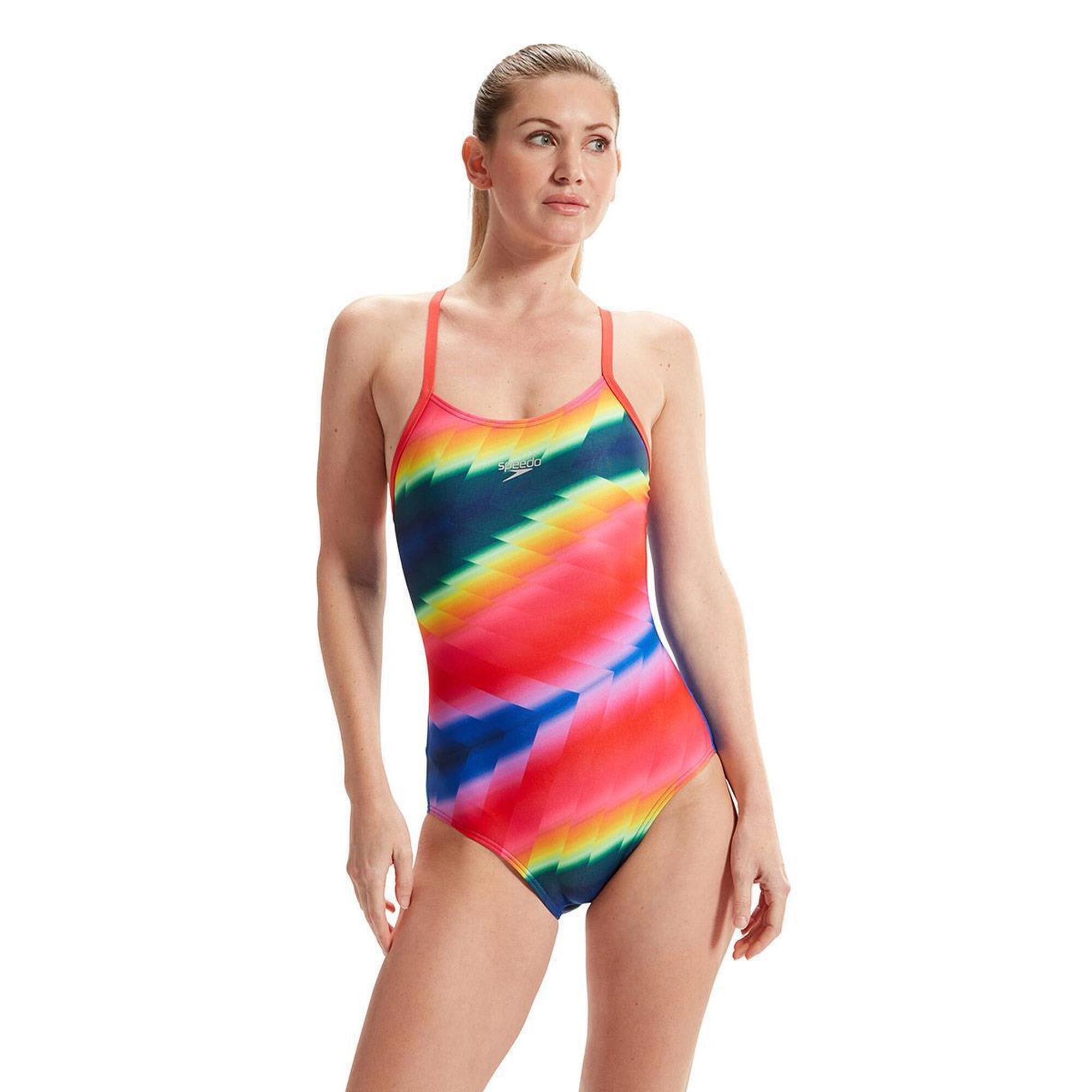 Speedo - Bas De Survêtement Akron Junior Arizona - Noir - Taille 7-8 Ans - Maillot De Bain 1 Pièce - Bleu|rose - 30 - Decathlon