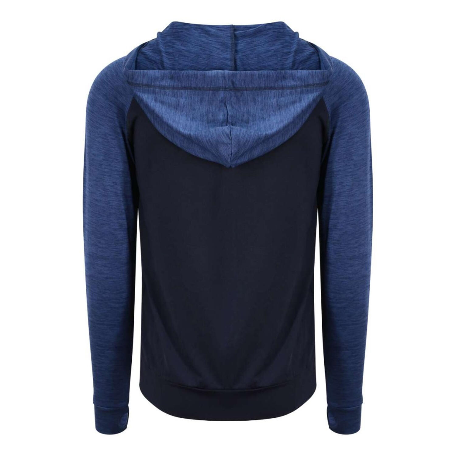 Sudadera con Cremallera Contraste de Mezcla para Hombre Marino Mezcla 2/2